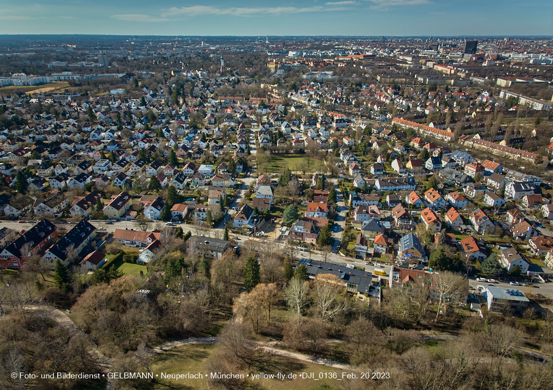 20.02.2023 -  der verschwundene Hachinger Bach in Neuperlach und Berg am Laim